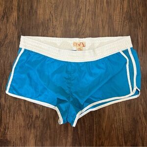 OP Blue Swim Shorts with White Waistband